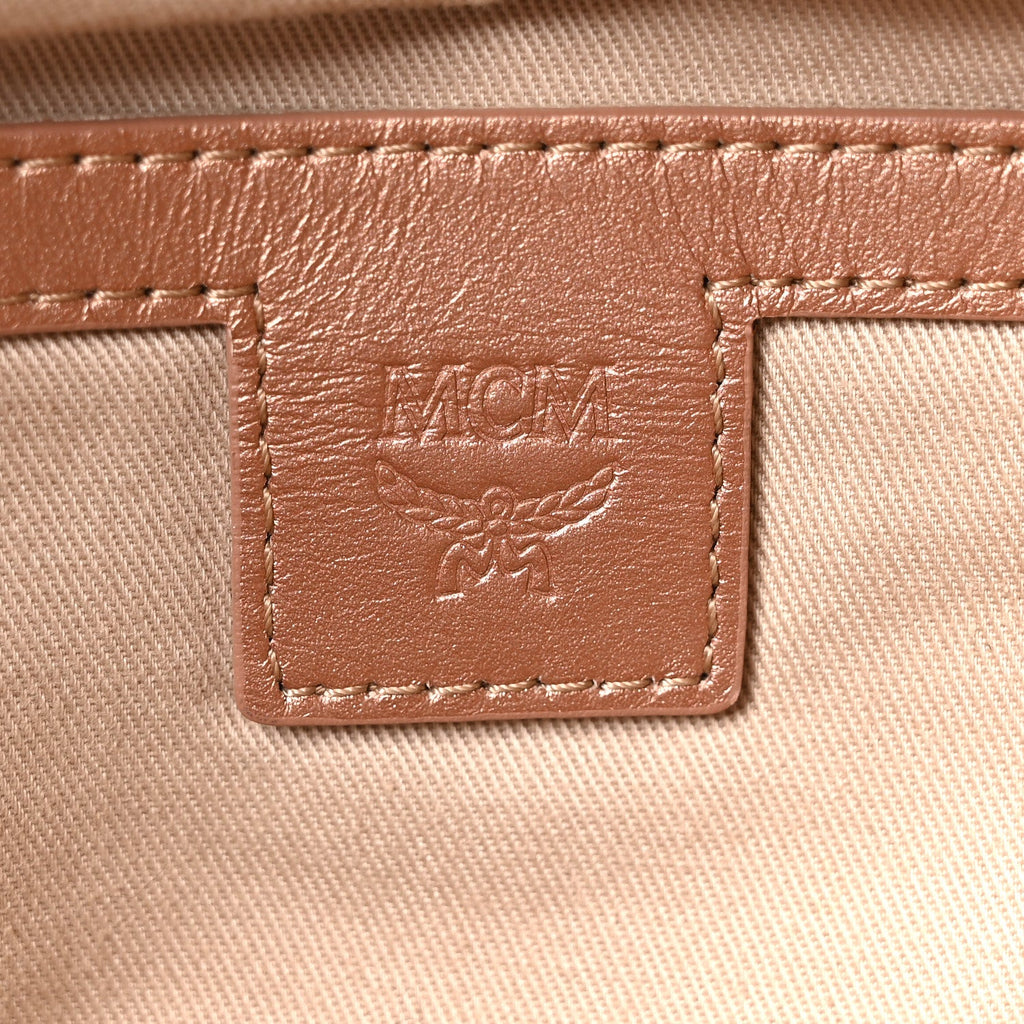 Metallic Visetos Stark Belt Bag Champagne Gold