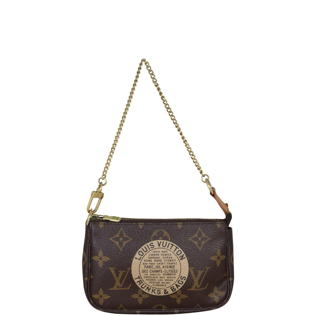 Louis Vuitton Mini Pochette Accessoires Monogram Trunks & Bags