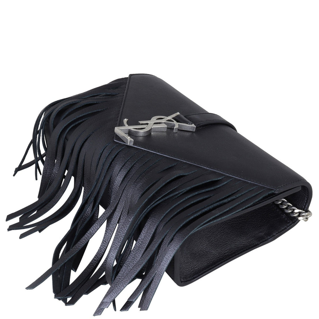 Saint Laurent Monogram Fringe Chain Bag