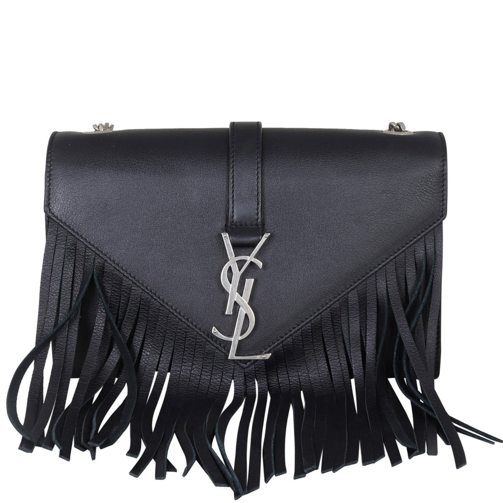 Saint Laurent Monogram Fringe Chain Bag