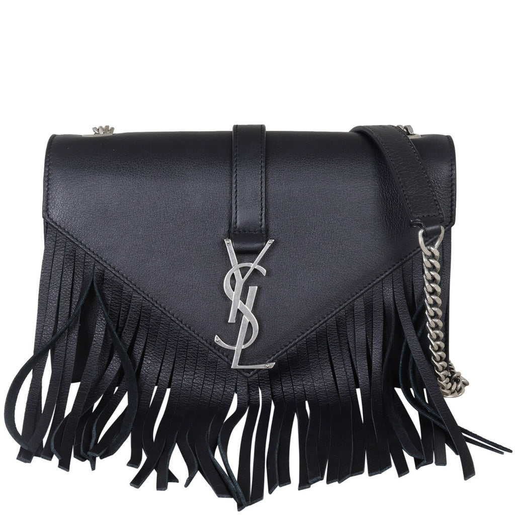 Saint Laurent Monogram Fringe Chain Bag