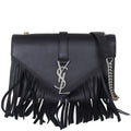 Saint Laurent Monogram Fringe Chain Bag