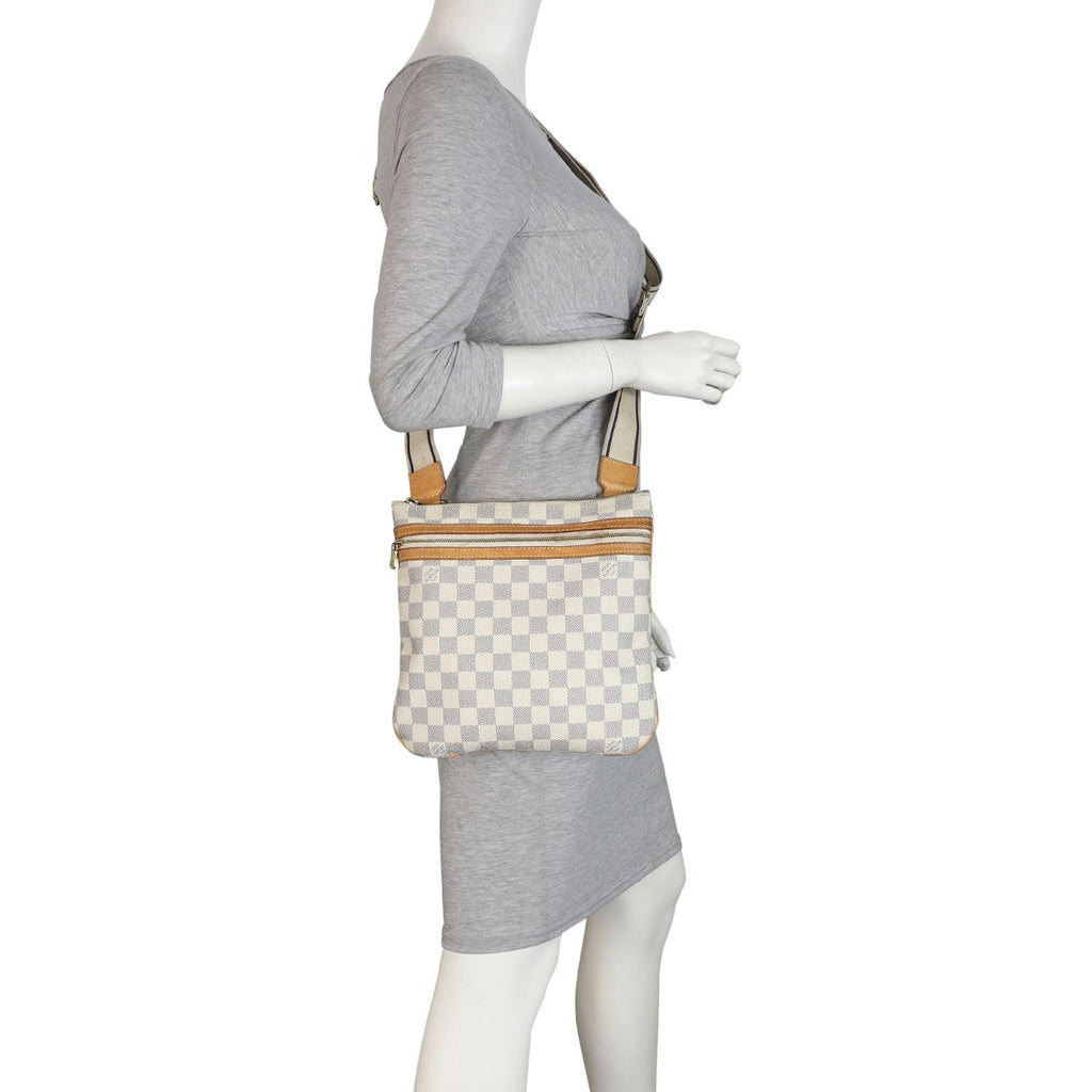 Louis Vuitton Pochette Bosphore Crossbody Damier Azur