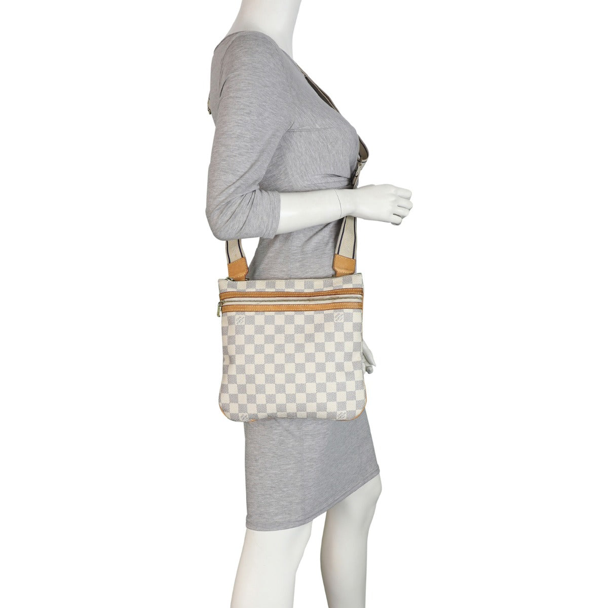 Louis Vuitton Pochette Bosphore Crossbody Damier Azur