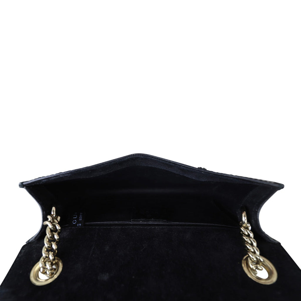 Gucci Emily Patent Mini Chain Shoulder Bag