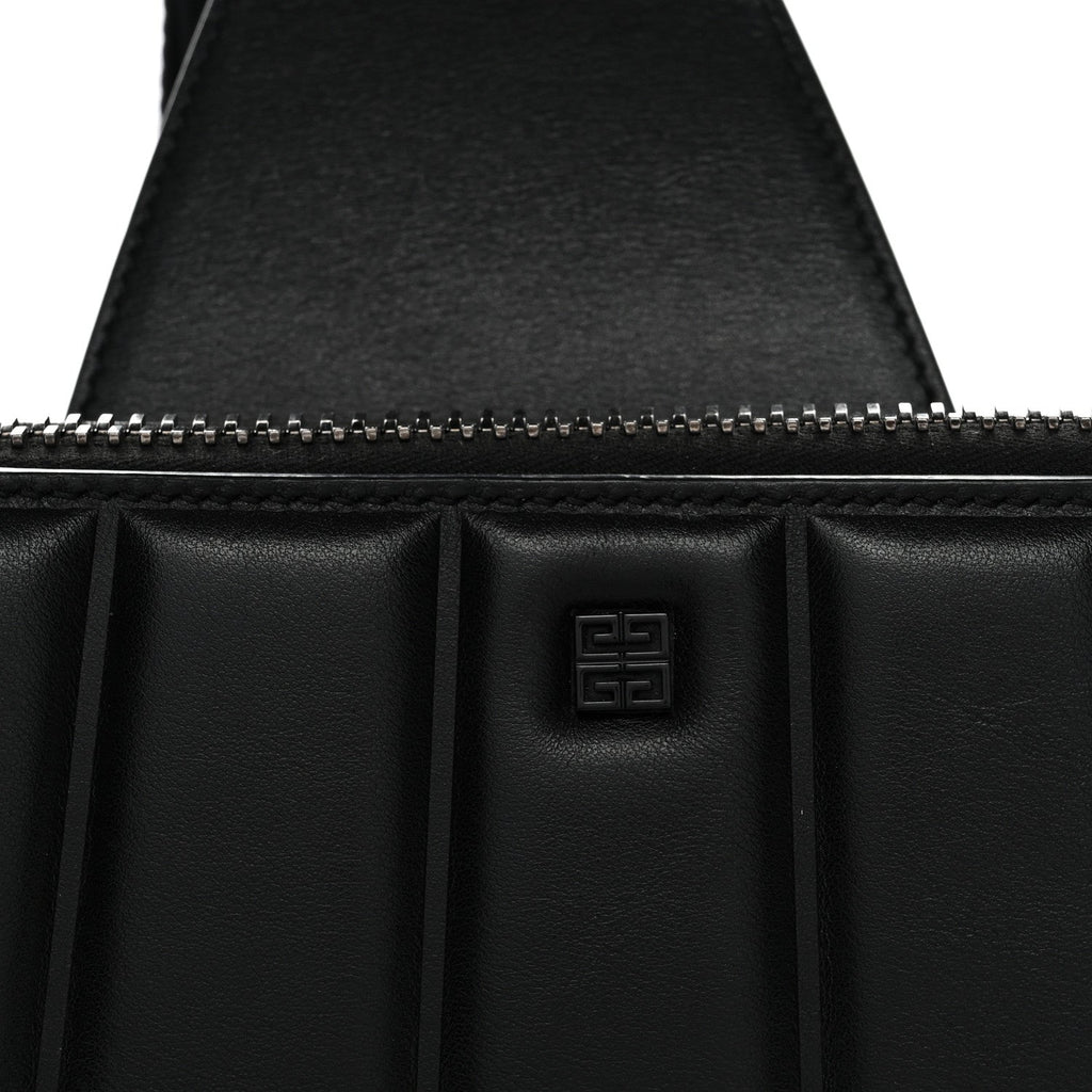 Lambskin Antigona U Padded Crossbody Bag Black