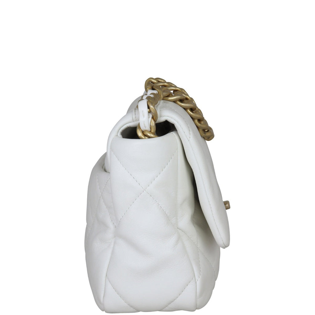 Chanel 19 Flap Bag Medium | White