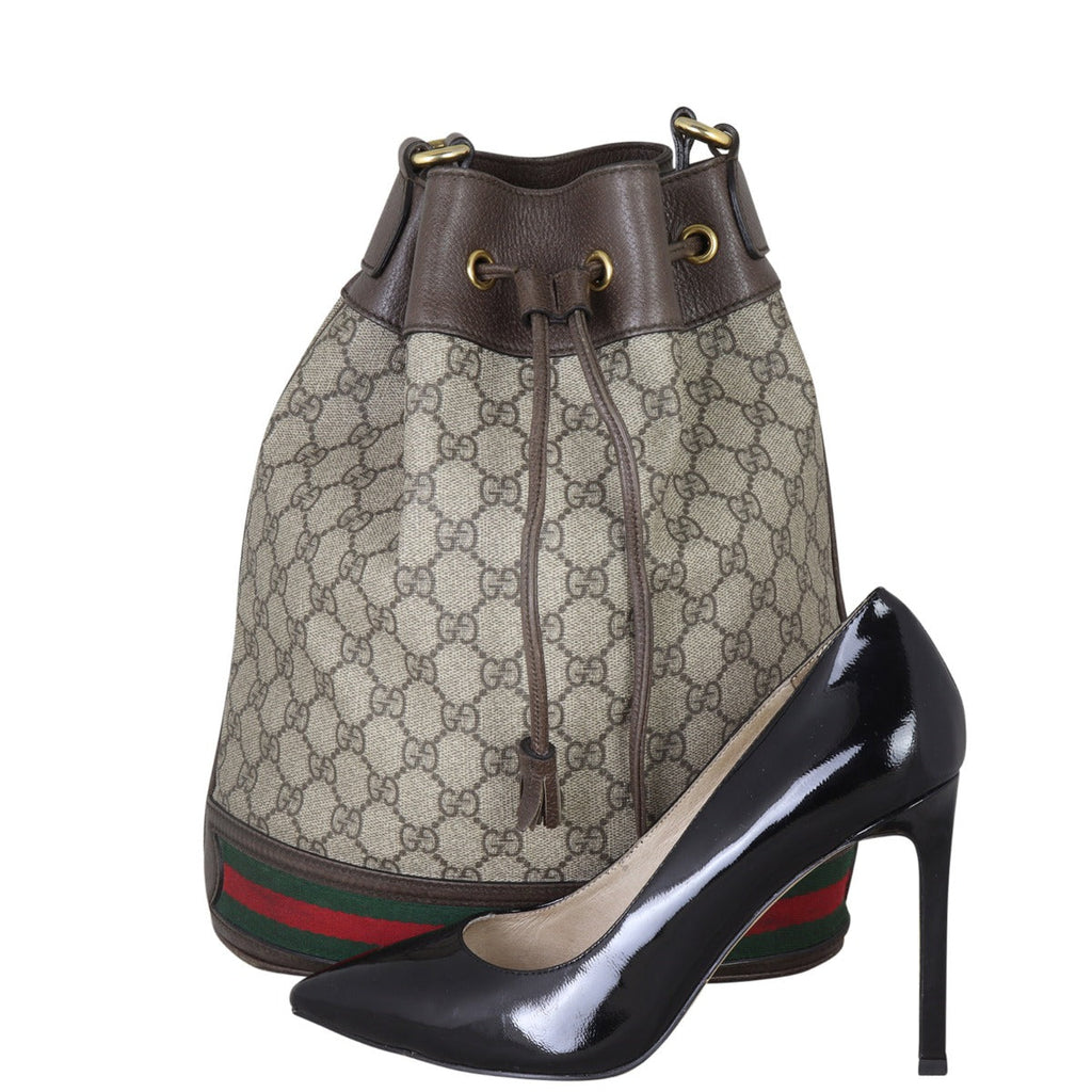 Gucci GG Supreme Ophidia Bucket Bag