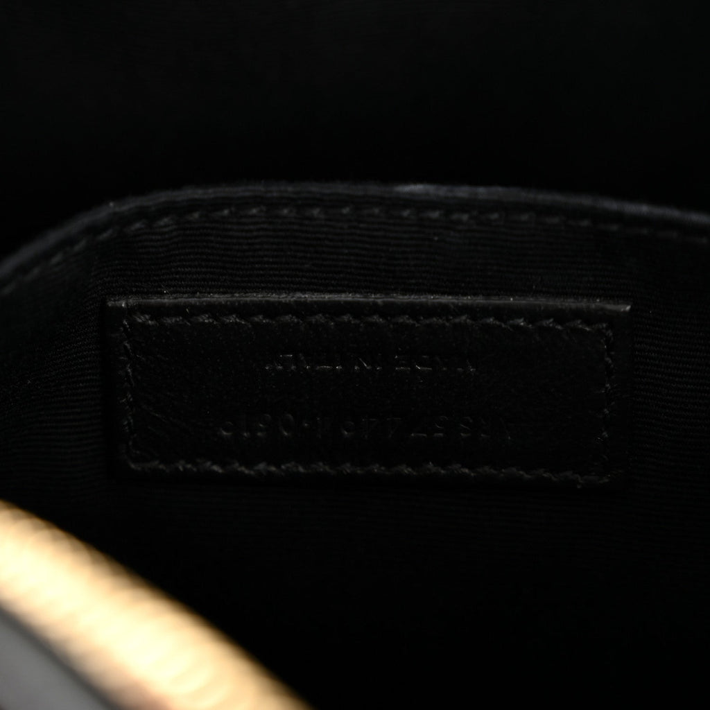 Calfskin Matelasse Monogram Lou Camera Bag Black