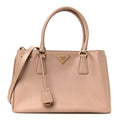 Saffiano Medium Galleria Double Zip Tote Cammeo