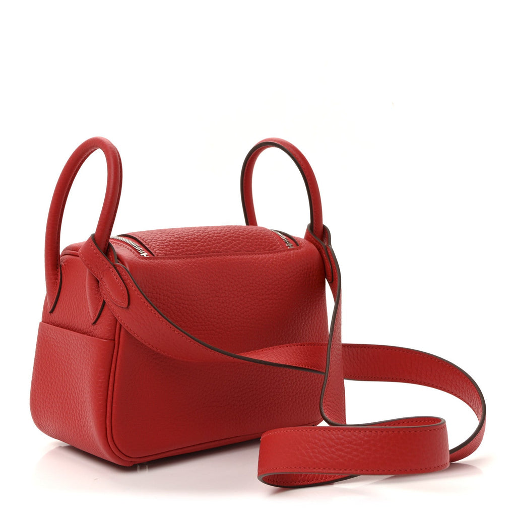 Taurillon Clemence Mini Lindy 20 Rouge Radieux