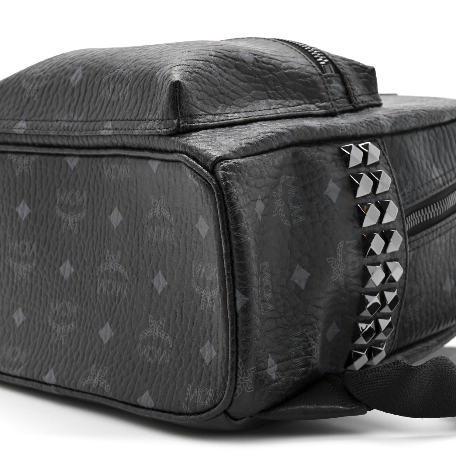 Visetos Medium Side Studs Stark Backpack Black