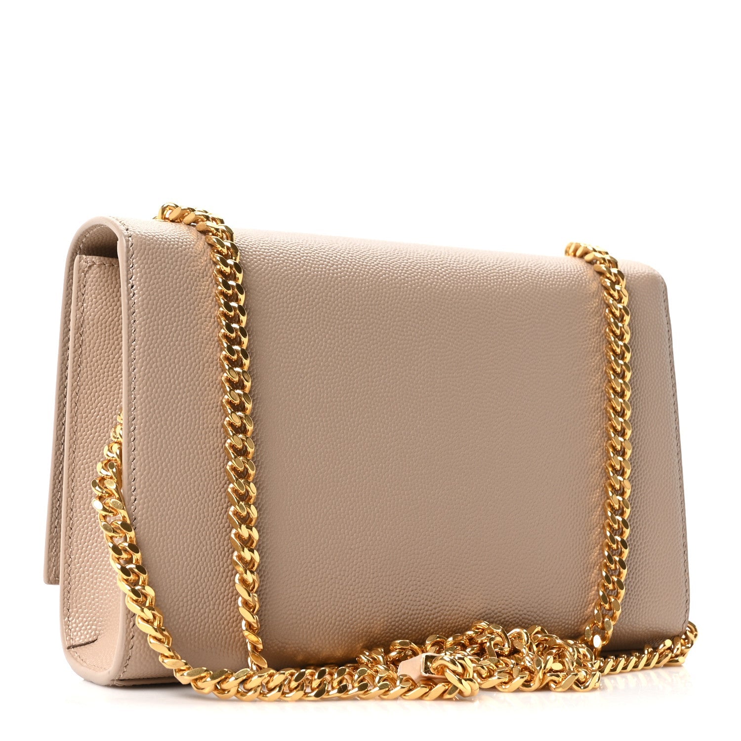 Grain De Poudre Small Monogram Kate Satchel Dark Beige