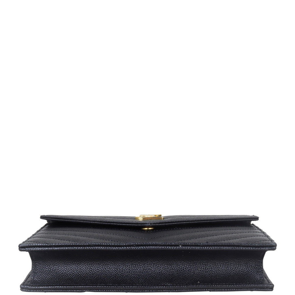 Saint Laurent Cassandre Envelope Chain Wallet