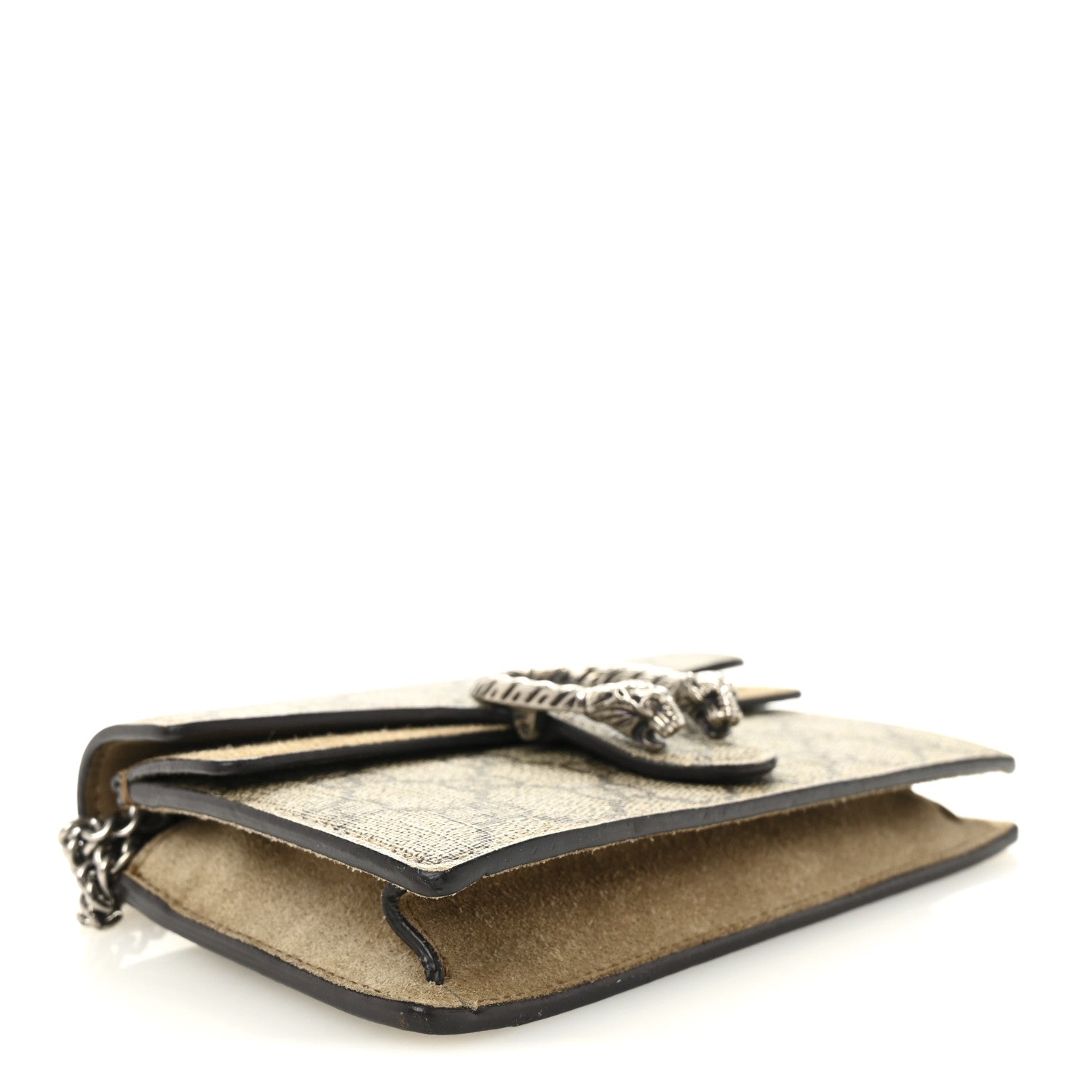 GG Supreme Monogram Super Mini Dionysus Shoulder Bag Taupe