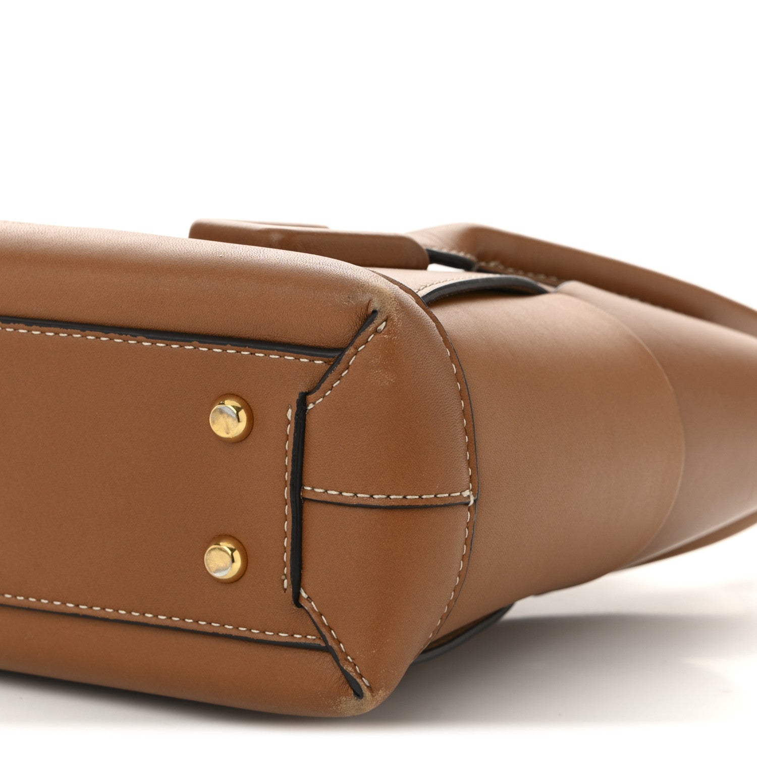 French Calfskin Maxi Intrecciato Small Arco Wood