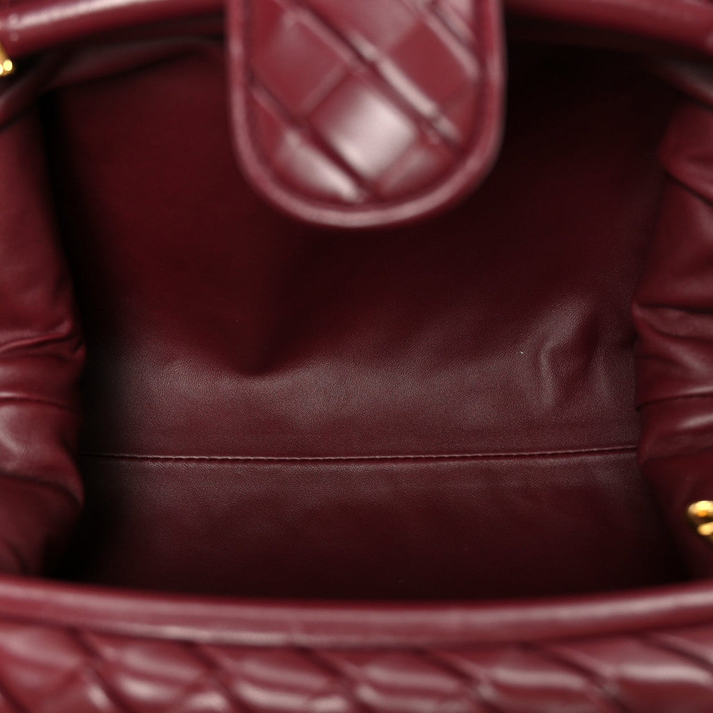 Nappa Intrecciato Teen The Lauren 1980 Clutch With Chain Barolo