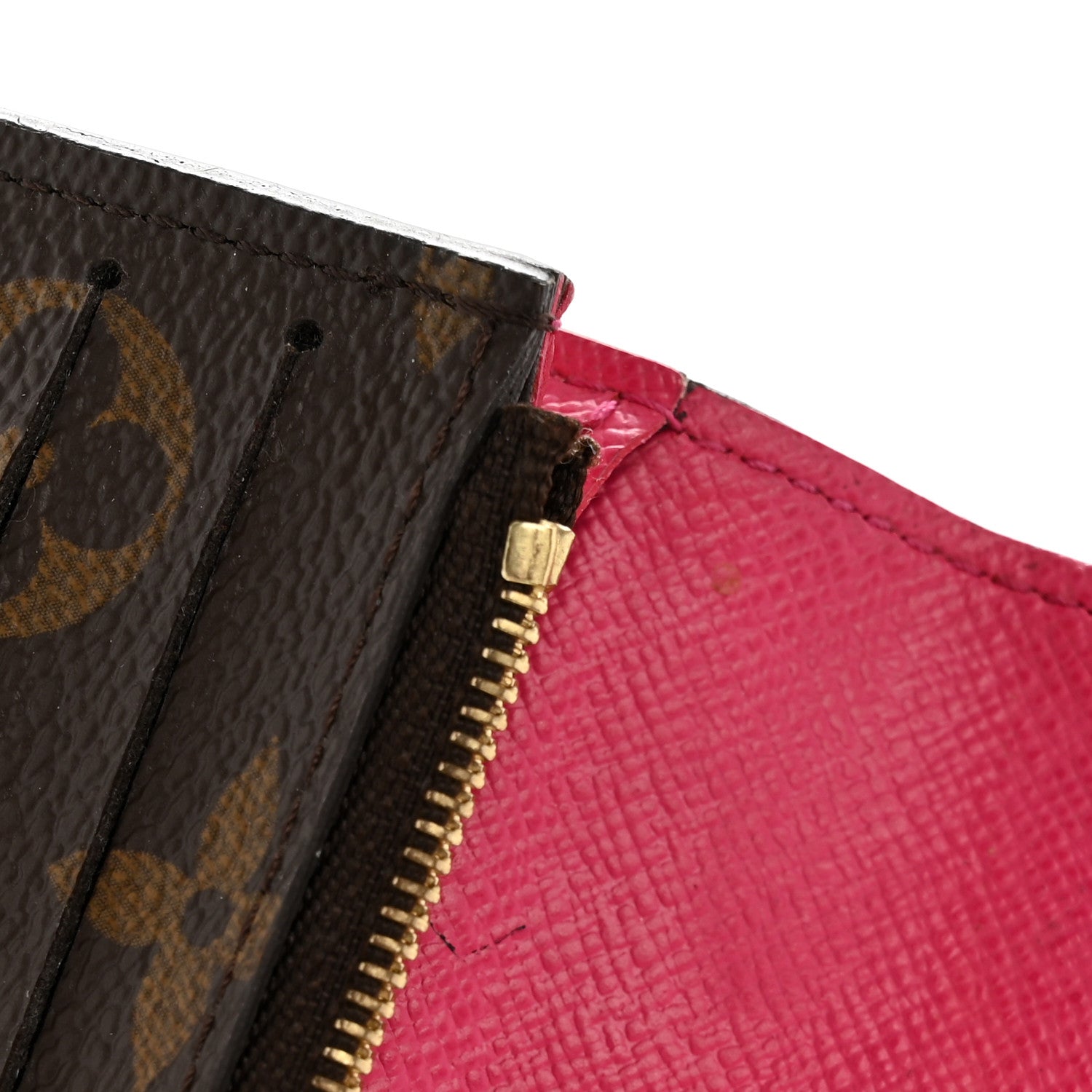 Monogram Emilie Wallet Fuchsia
