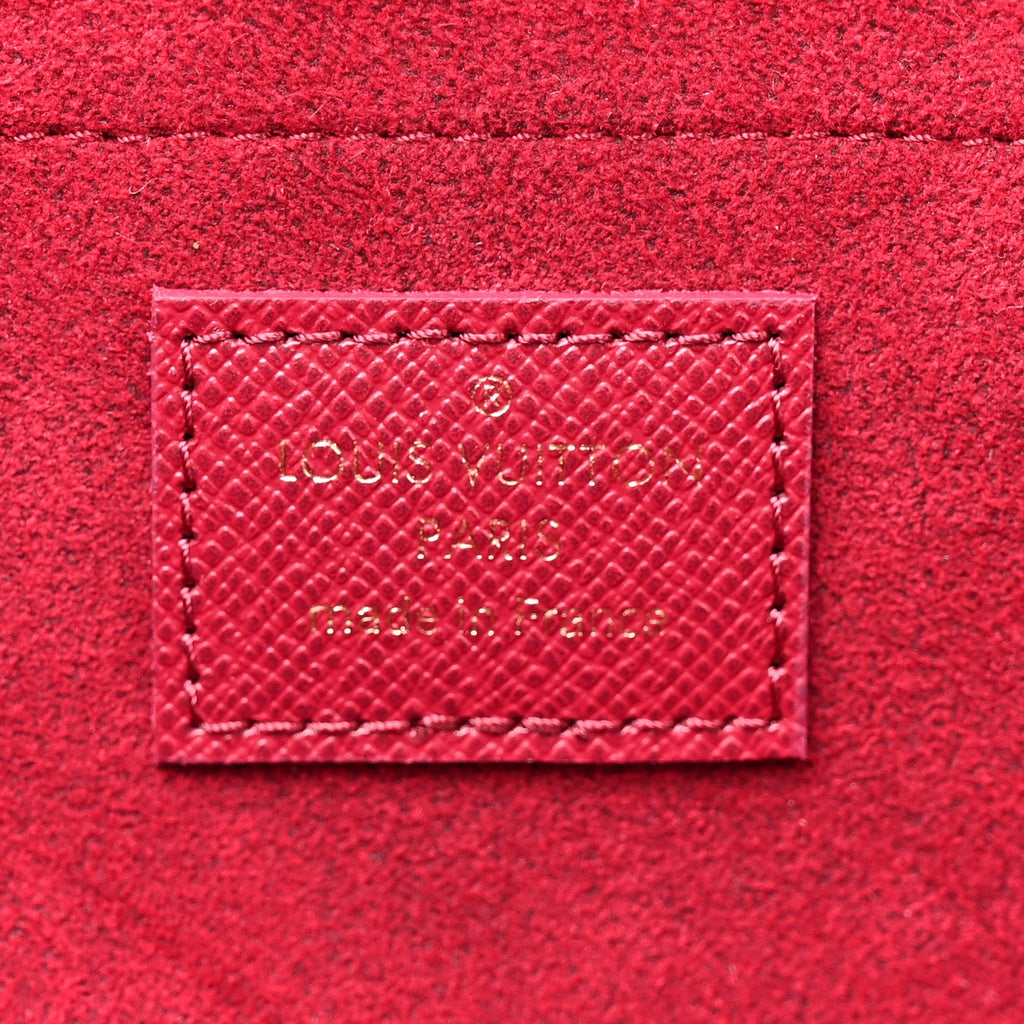 Monogram Pochette Felicie Chain Wallet Fuchsia