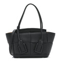 Grained Calfskin Mini Maxi Intrecciato Arco 33 Black