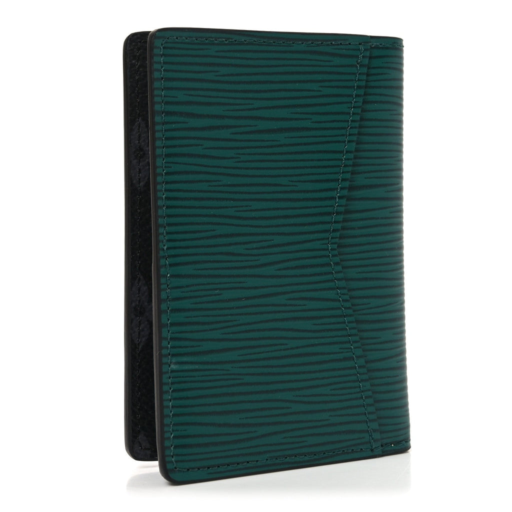 Epi Monogram Eclipse Pocket Organizer Deep Green