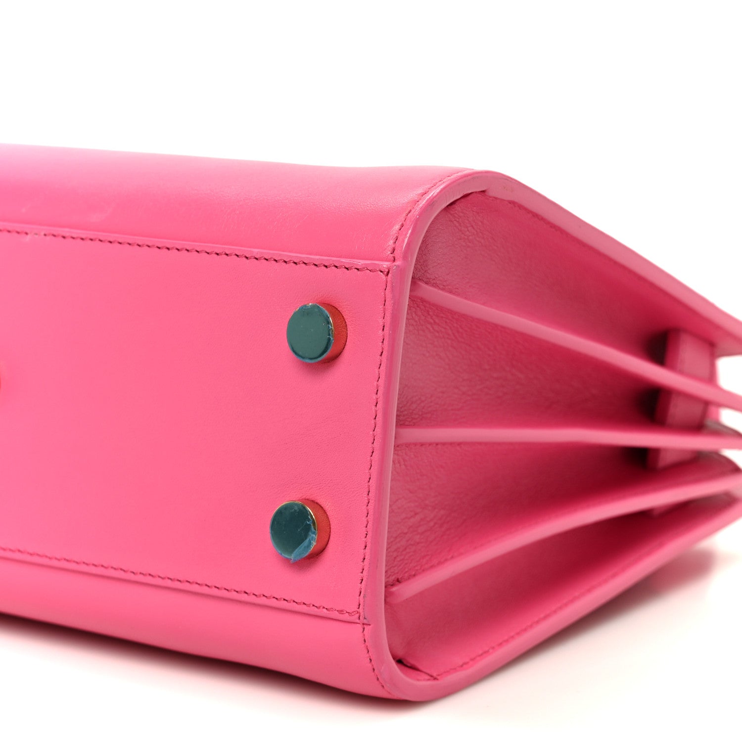 Calfskin Nano Sac De Jour Lipstick Fuchsia