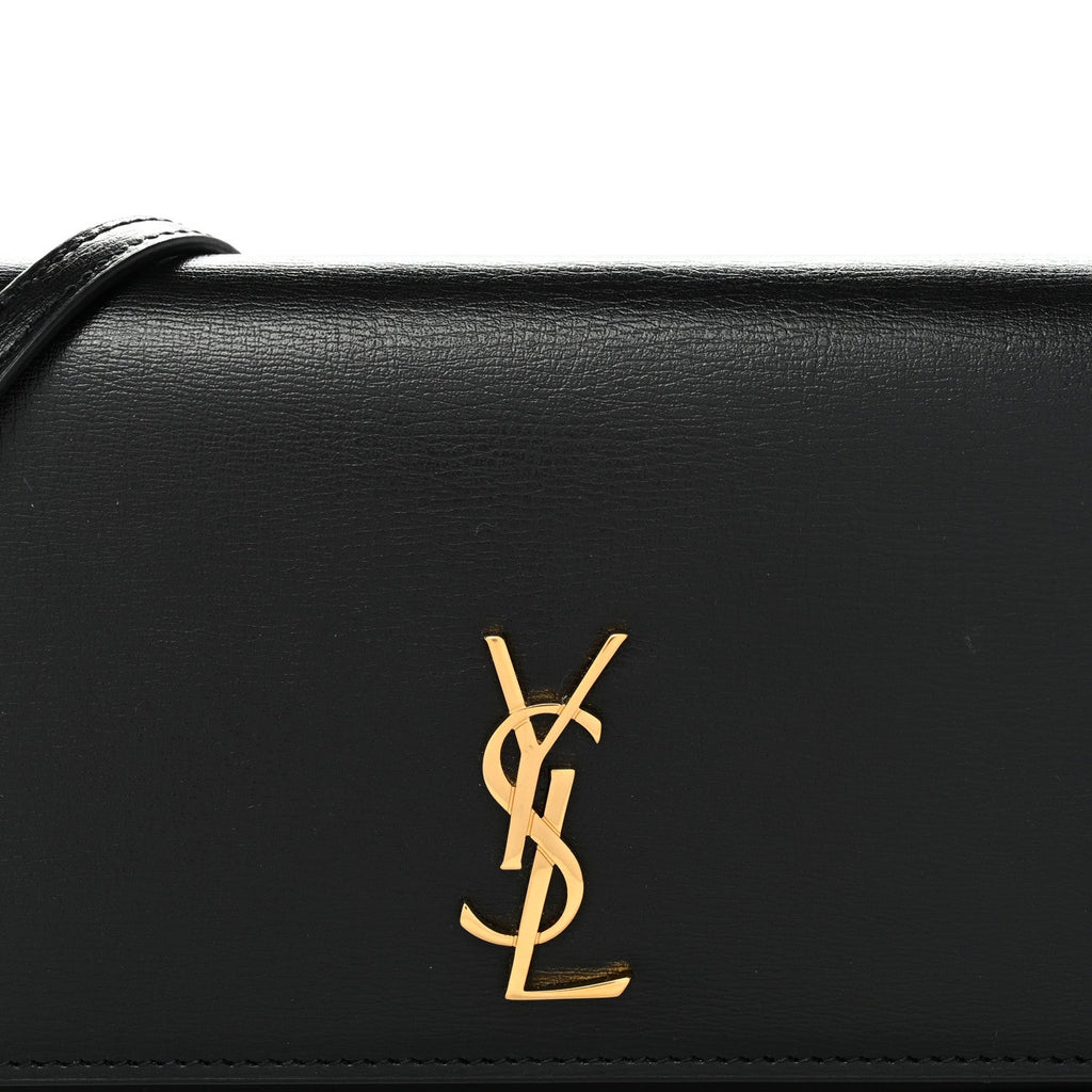 Calfskin Monogram Cassandre Phone Holder With Strap Black