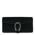 Velvet Dionysus Clutch Black