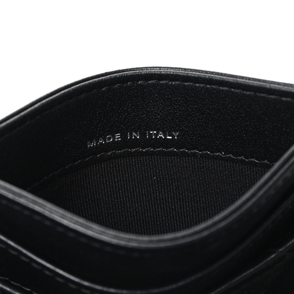 Pearly Lambskin Quilted  Holder So Black