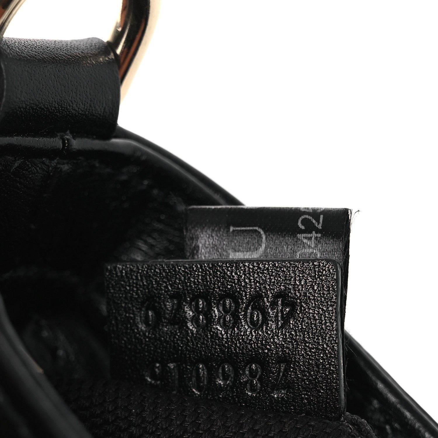 Calfskin Mini Moon Side Shoulder Bag Black