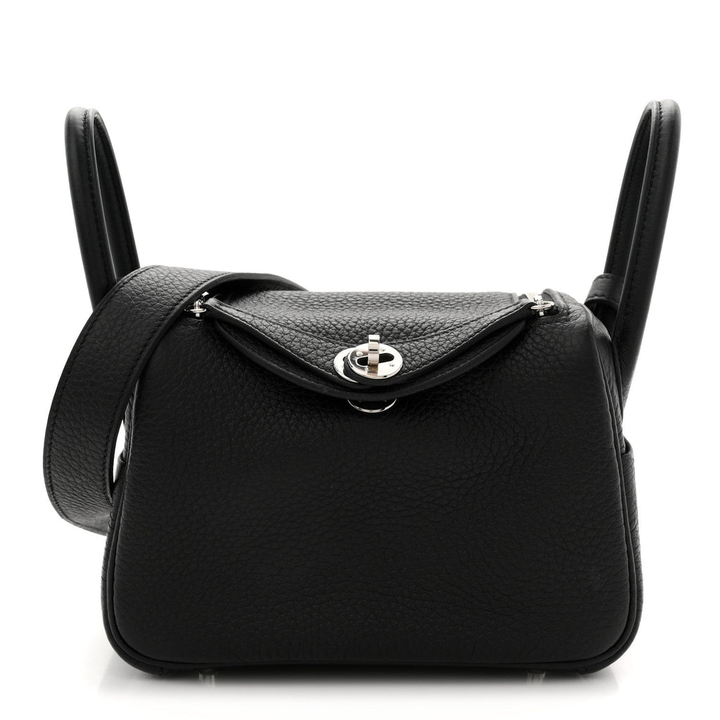 Taurillon Clemence Mini Lindy 20 Black