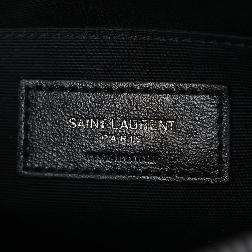 Calfskin Matelasse Monogram Monochrome Lou Camera Bag Black
