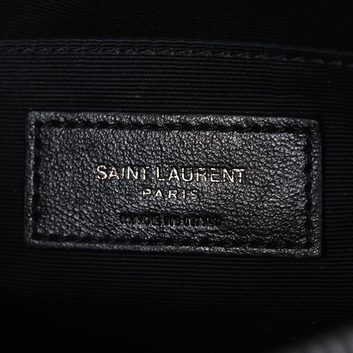 Calfskin Matelasse Monogram Monochrome Lou Camera Bag Black