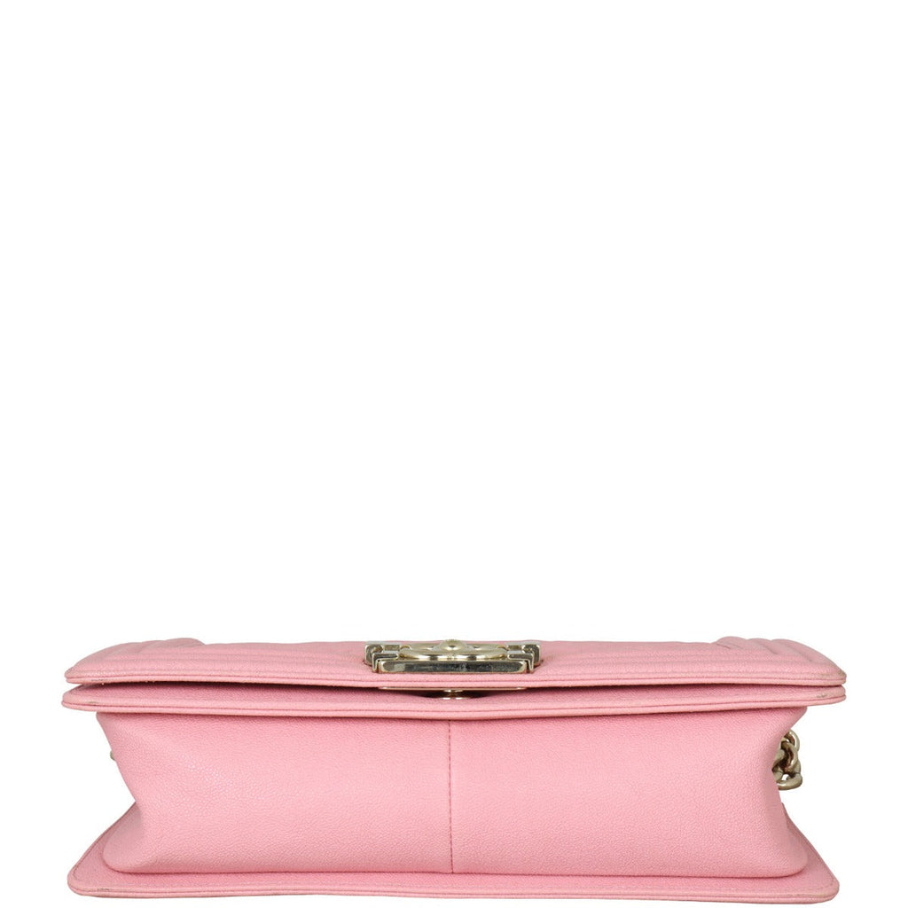 Chanel Boy Old Medium | Pink Caviar