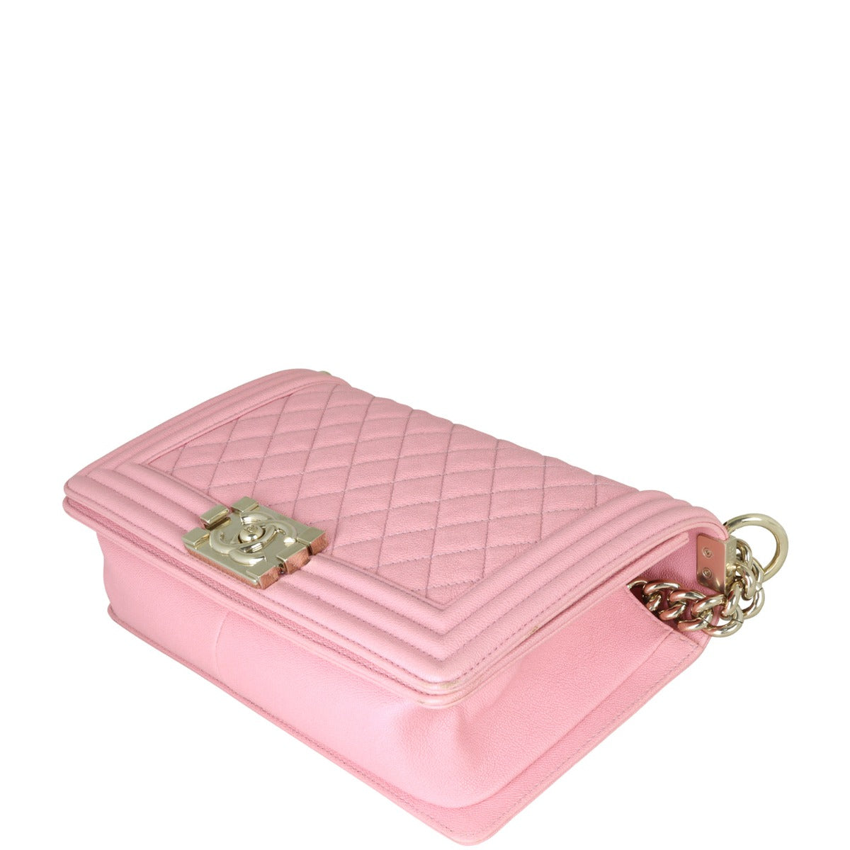 Chanel Boy Old Medium | Pink Caviar