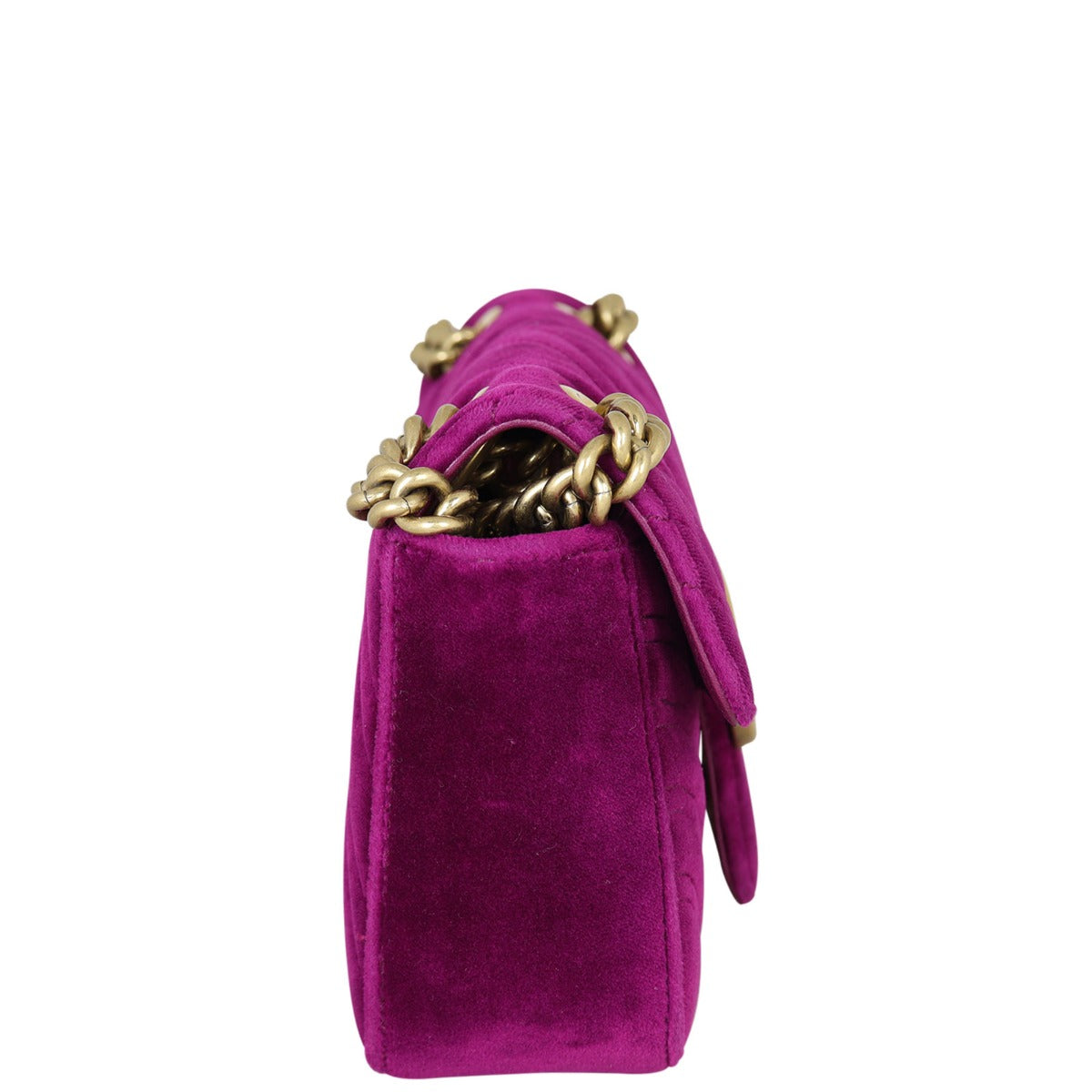 Gucci GG Marmont Mini Velvet Shoulder Bag