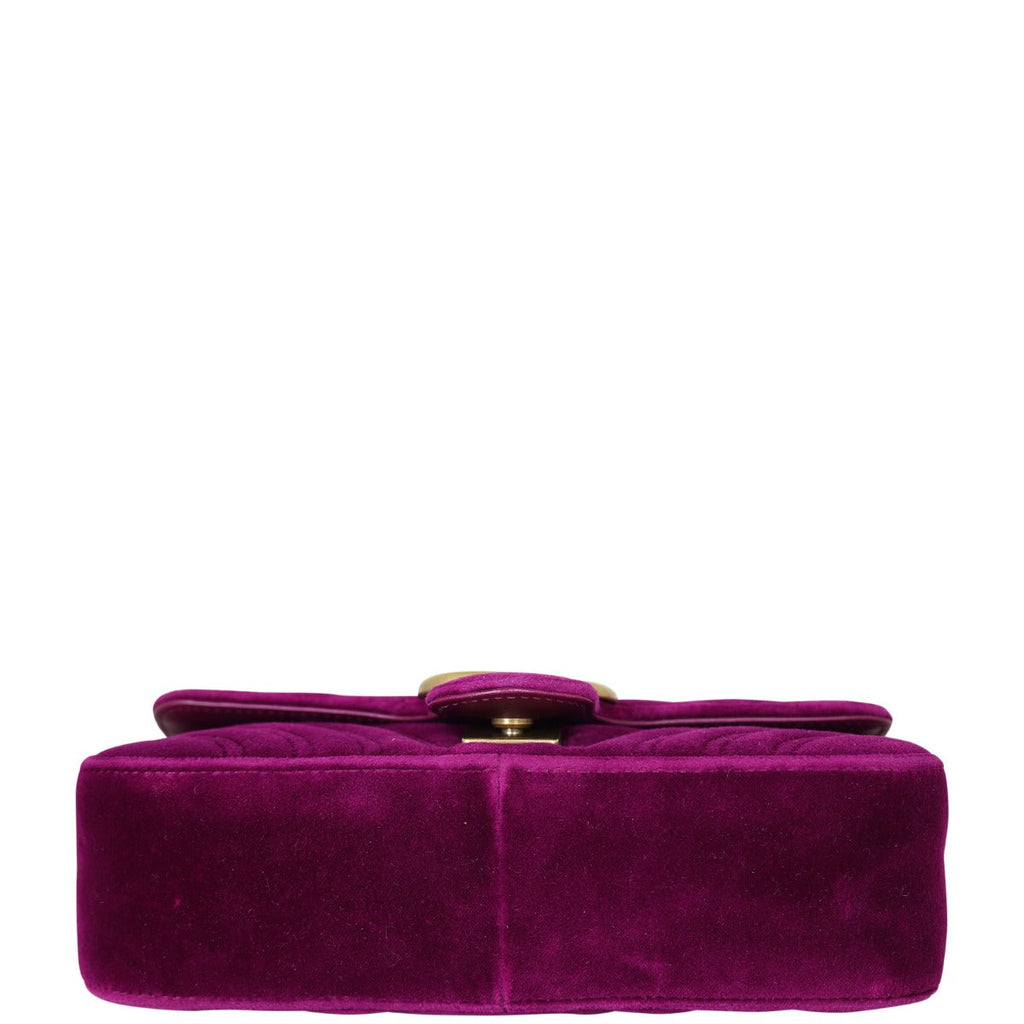Gucci GG Marmont Mini Velvet Shoulder Bag