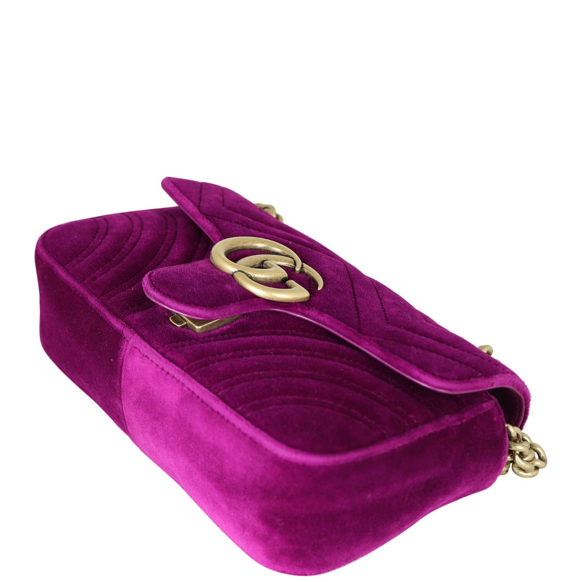 Gucci GG Marmont Mini Velvet Shoulder Bag