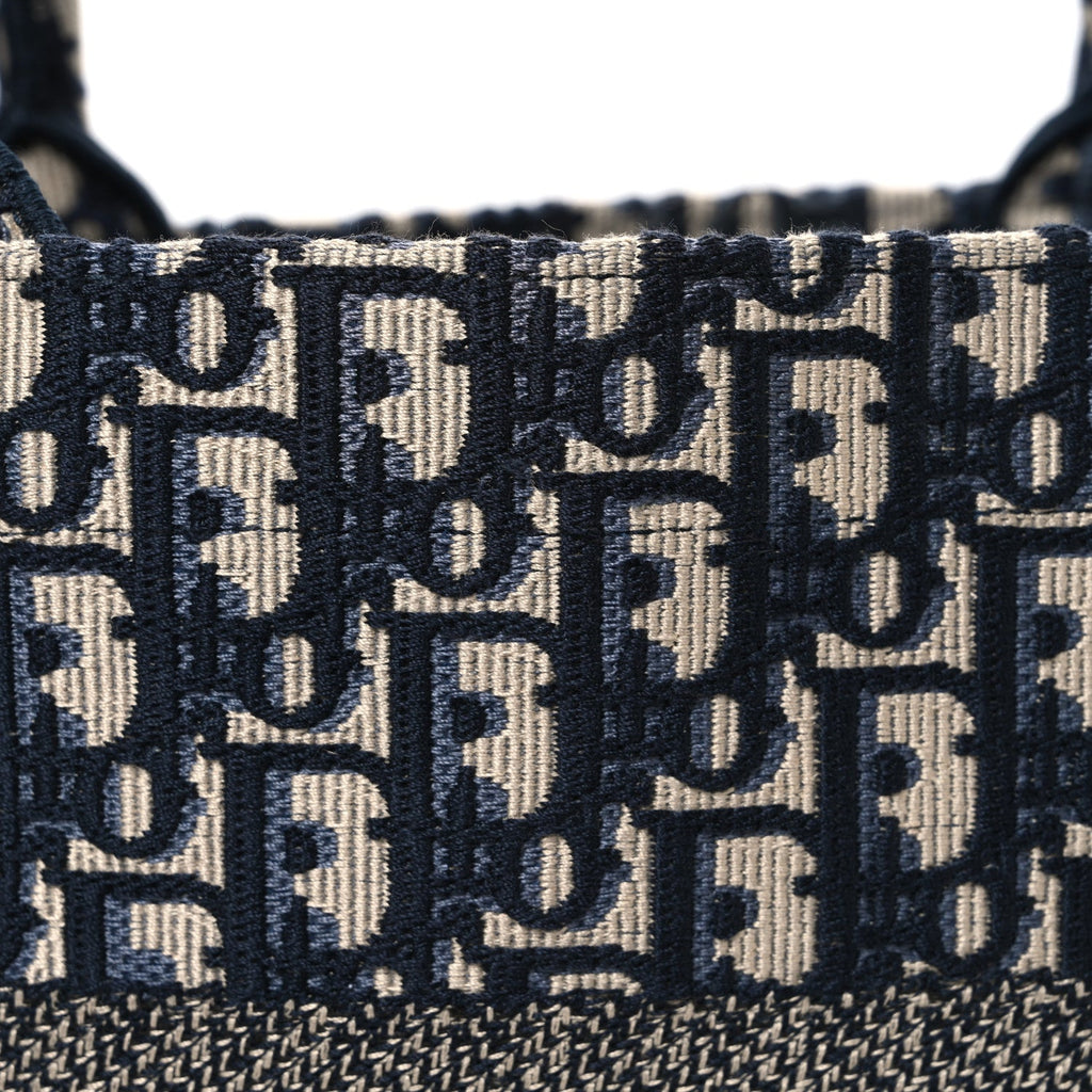 Oblique Medium Book Tote Blue Multicolor