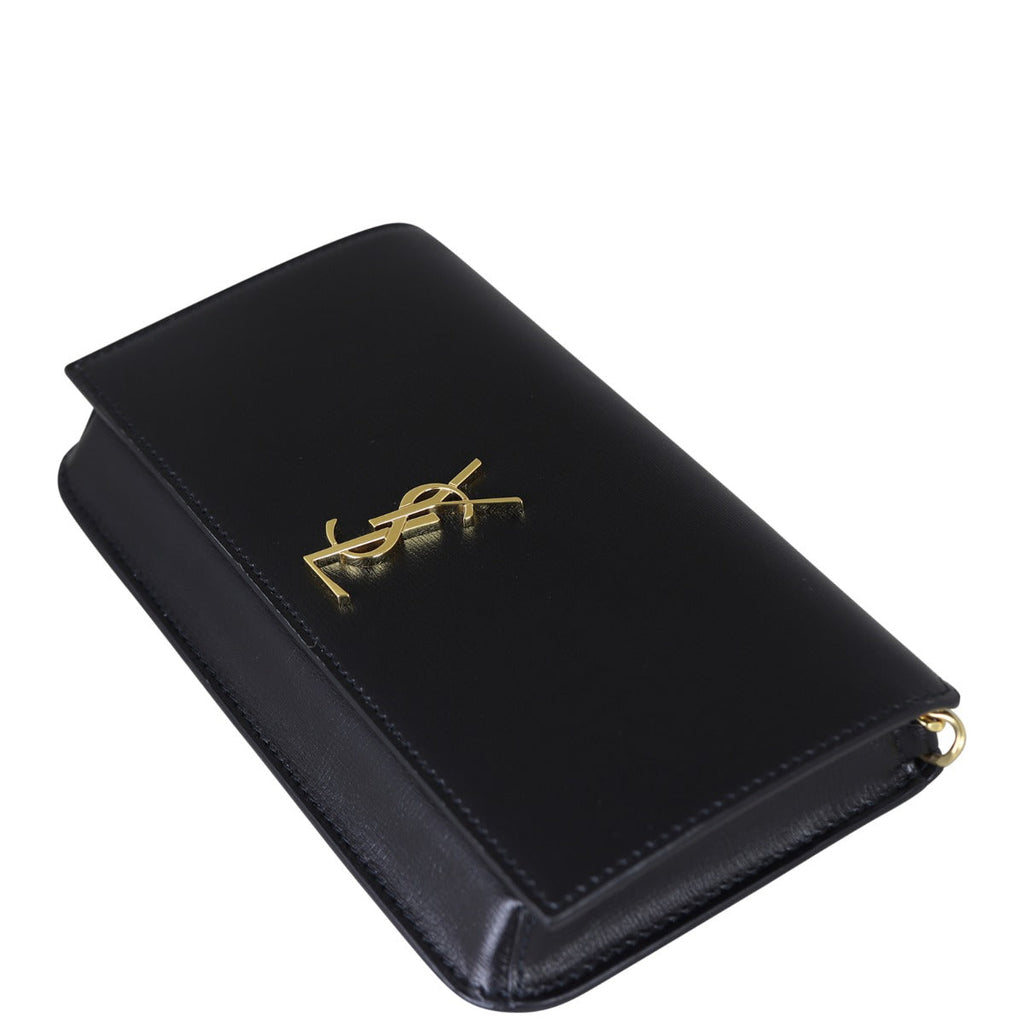 Saint Laurent Cassandre Phone Holder on Chain
