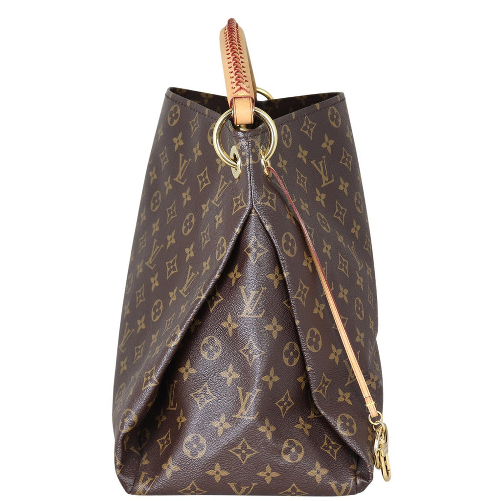 Louis Vuitton Artsy MM Monogram | Beige Microfibre Lined
