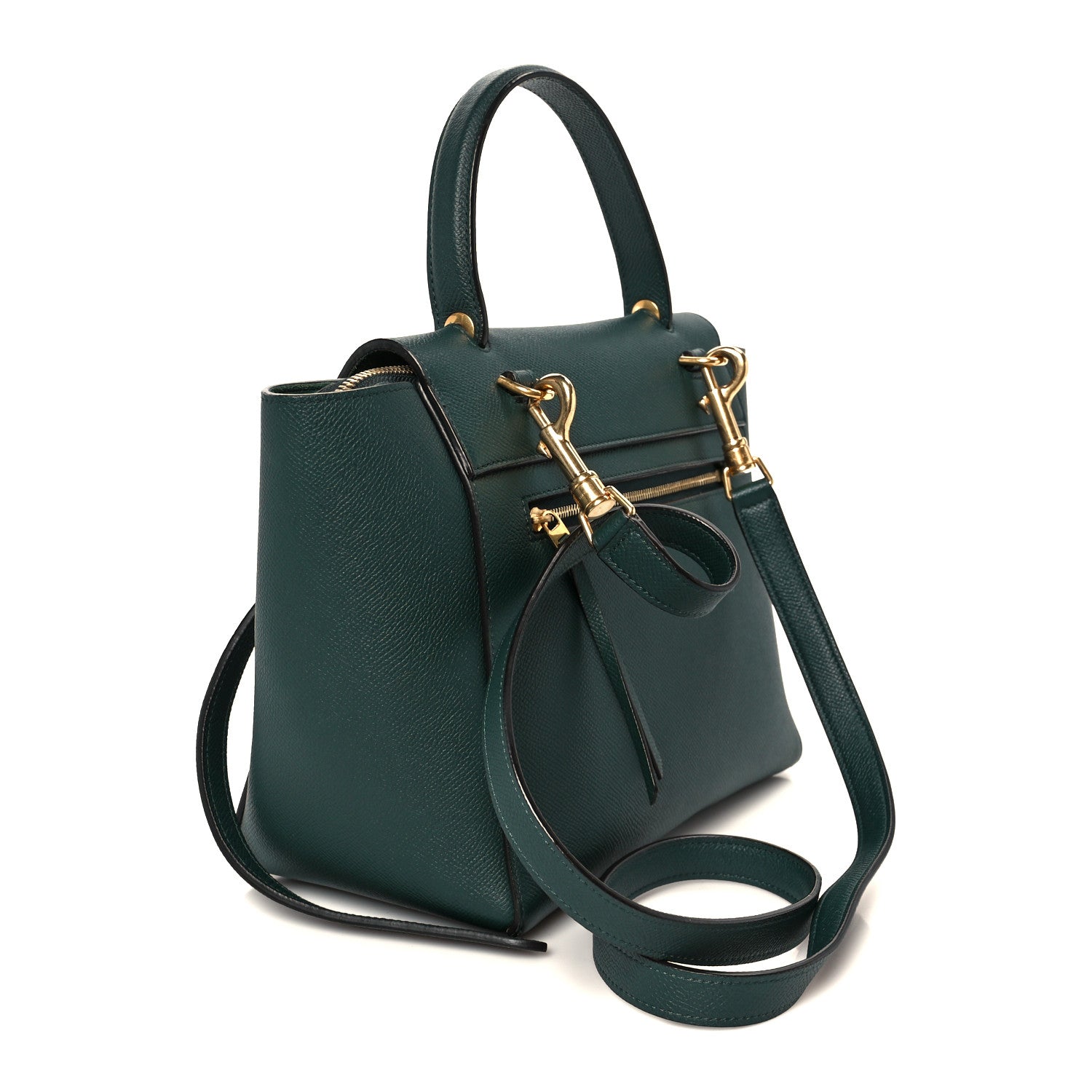Grained Calfskin Micro Belt Bag Amazone