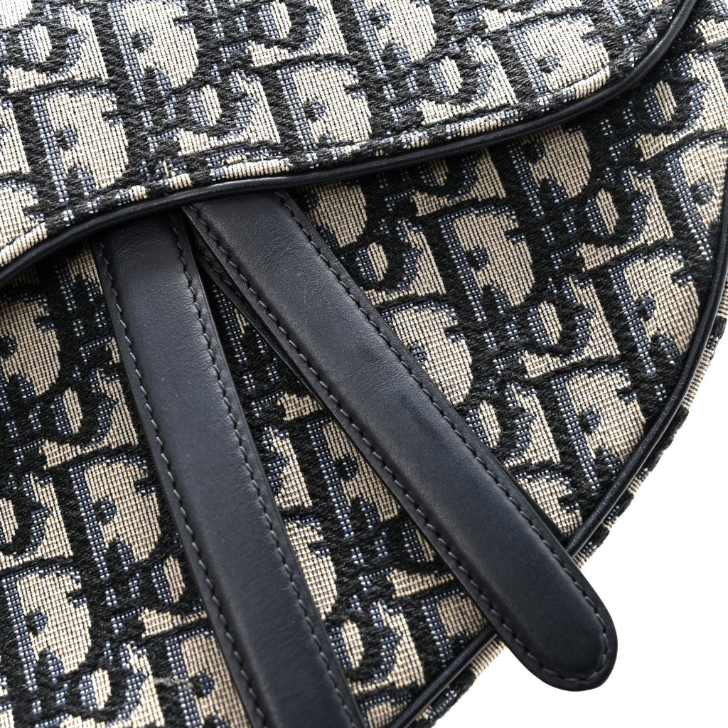 Oblique Saddle Bag Blue