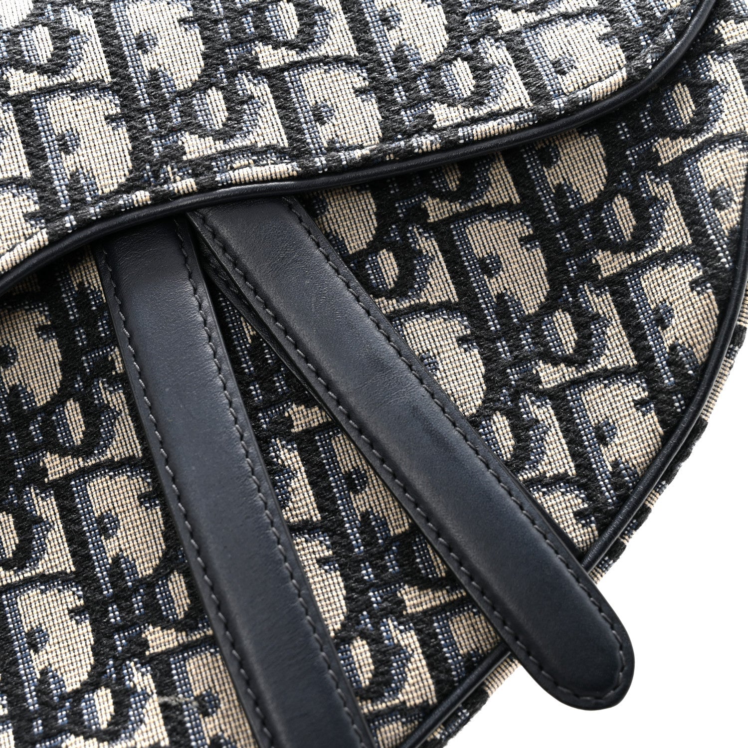Oblique Saddle Bag Blue