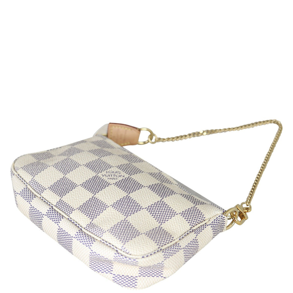 Louis Vuitton Mini Pochette Accessories Damier Azur
