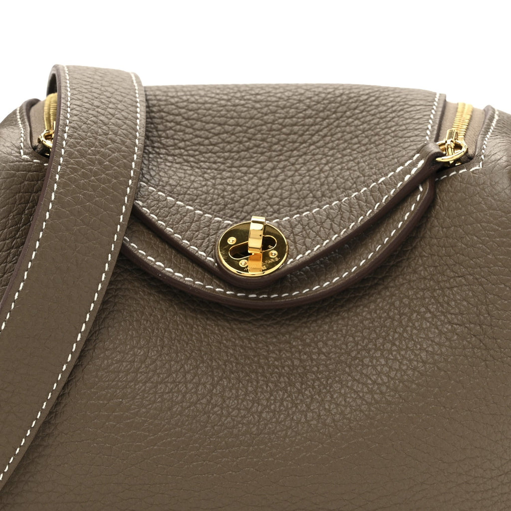 Taurillon Clemence Mini Lindy 20 Etoupe