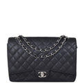 Chanel Classic Double Flap Maxi | Black Caviar