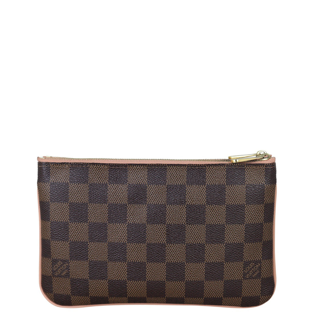 Louis Vuitton Double Zip Pochette Damier Ebene