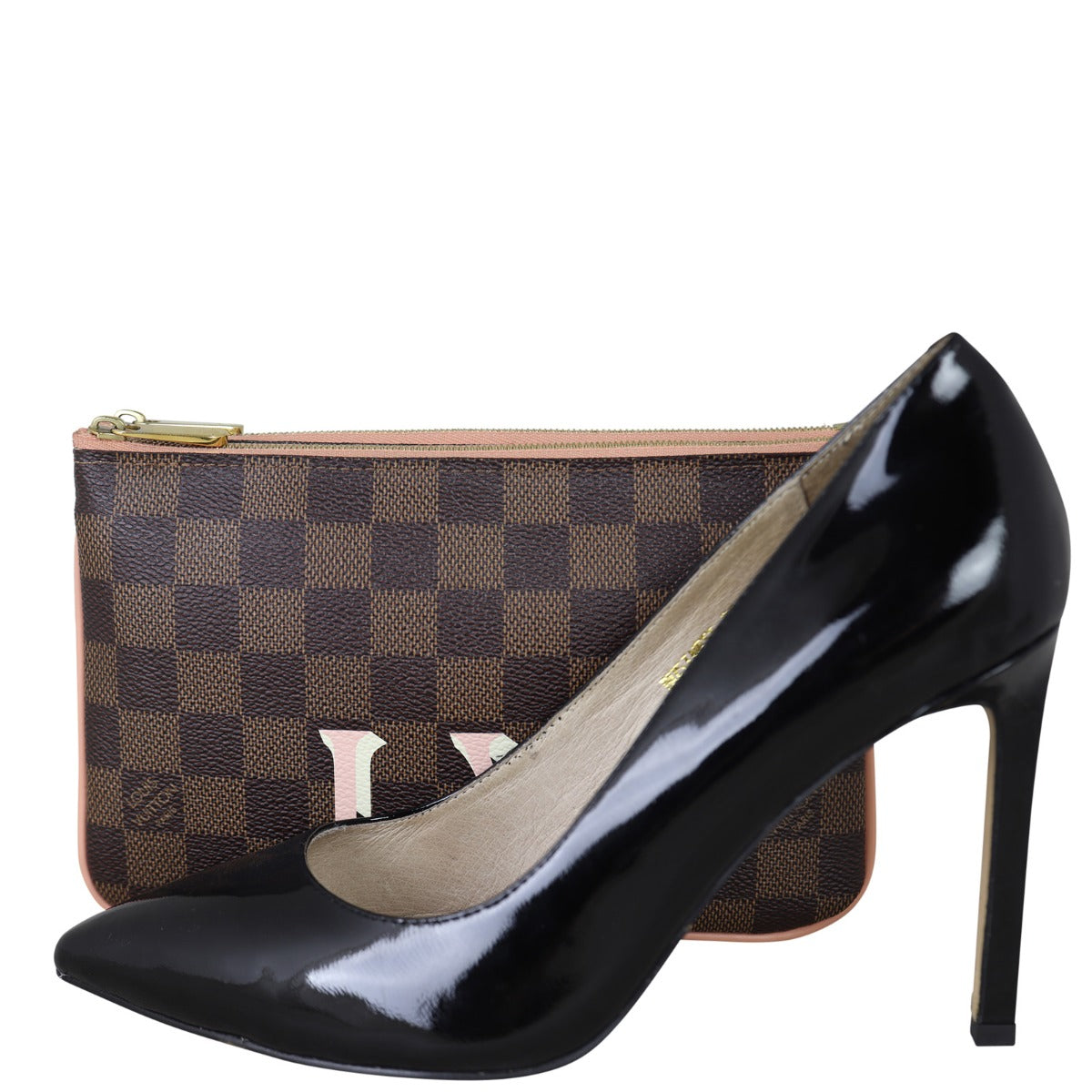 Louis Vuitton Double Zip Pochette Damier Ebene