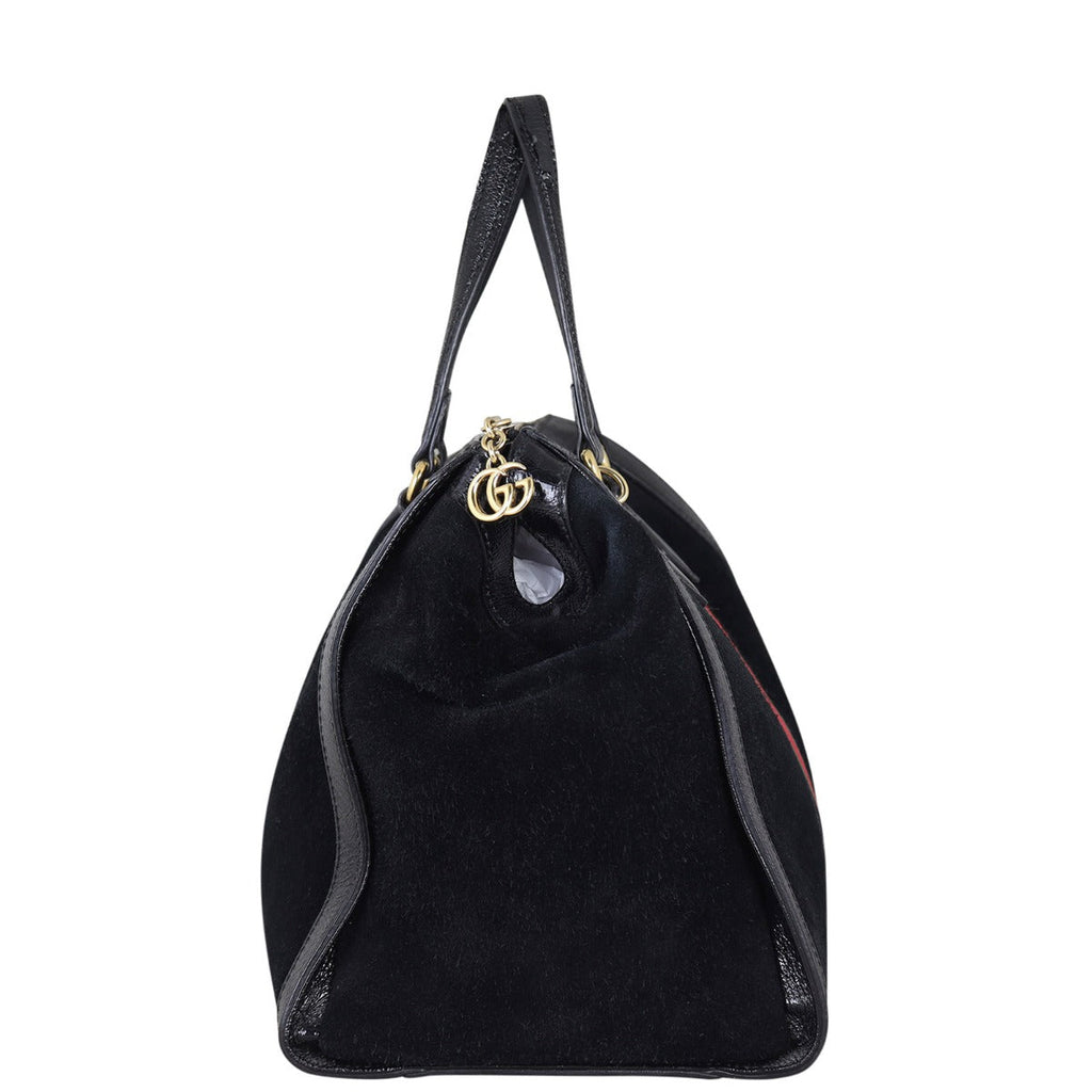 Gucci Ophidia Suede Boston Bag
